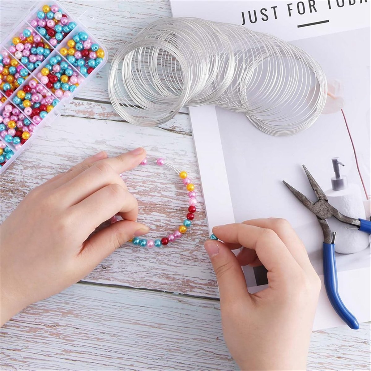 A008 100 Gulungan Kawat Perhia - Memory Wire Bracelet ulasan dan harga