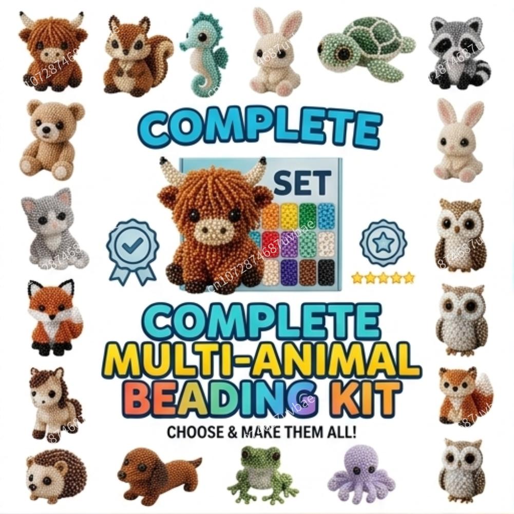 Set Manik-manik Hewan Edukatif - Jewelry Making Kits For Kids ulasan dan harga