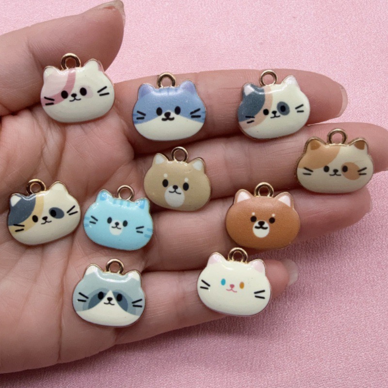 12 Buah Liontin Minyak Tetes P - Jewelry Making Birthday Party ulasan dan harga