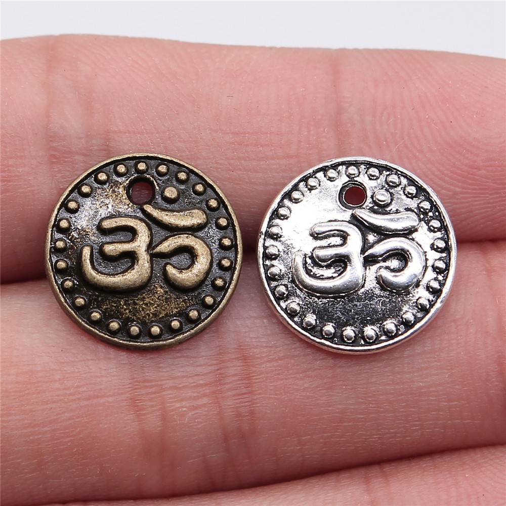 Liontin Simbol Meditasi Yoga,  - Jewelry Making The Well ulasan dan harga