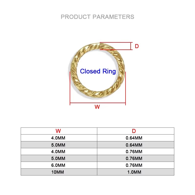 Cincin Loncat Tertutup Berkila - Jump Ring Assorted ulasan dan harga