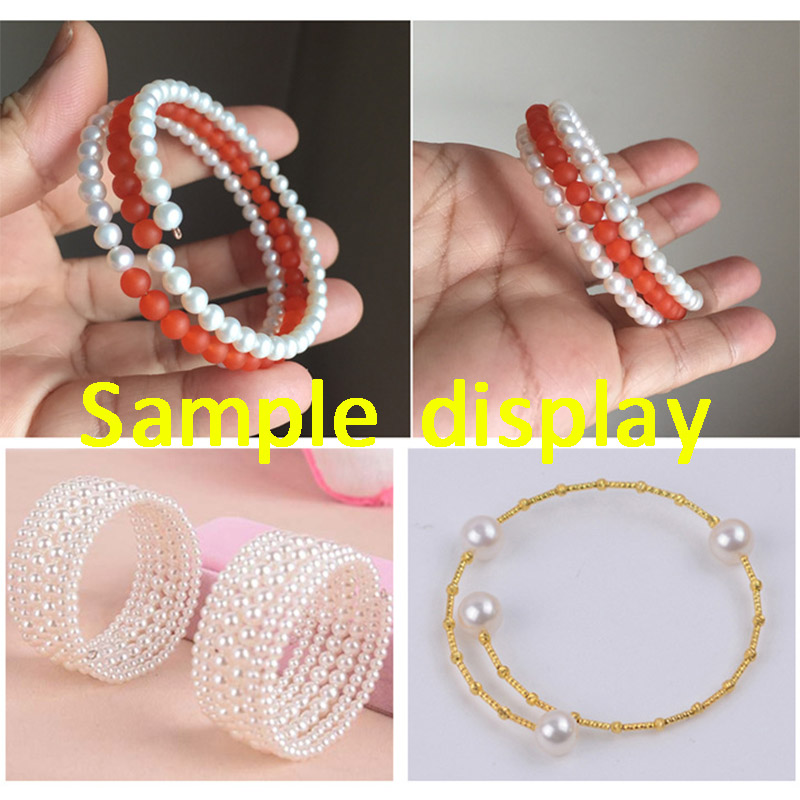 100 Loop Warna Emas Baja Kabel - Memory Wire Bracelet ulasan dan harga